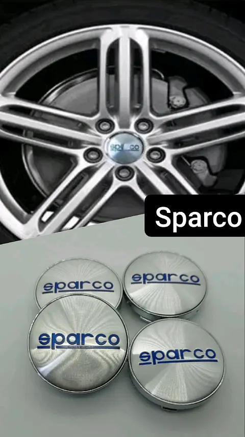 Set X4 Tapa centro de Llantas de autos Sparco