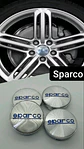 Set X4 Tapa centro de Llantas de autos Sparco - thumbnail 1