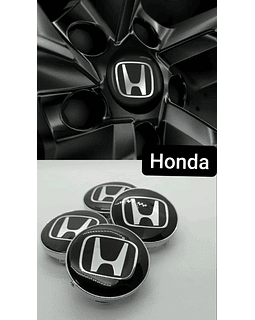 Set X4 Tapa centro de Llantas de autos Honda
