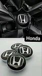 Set X4 Tapa centro de Llantas de autos Honda - Miniatura 1