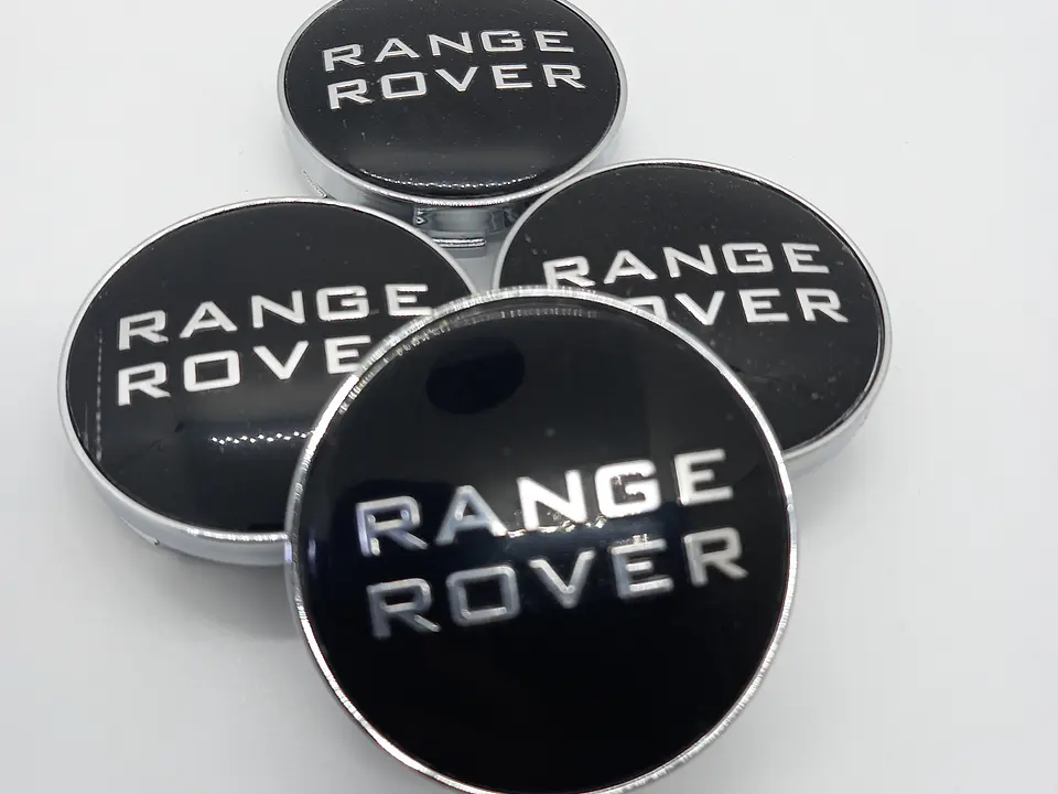 Set X4 Tapa centro de Llantas de autos Range rover 7