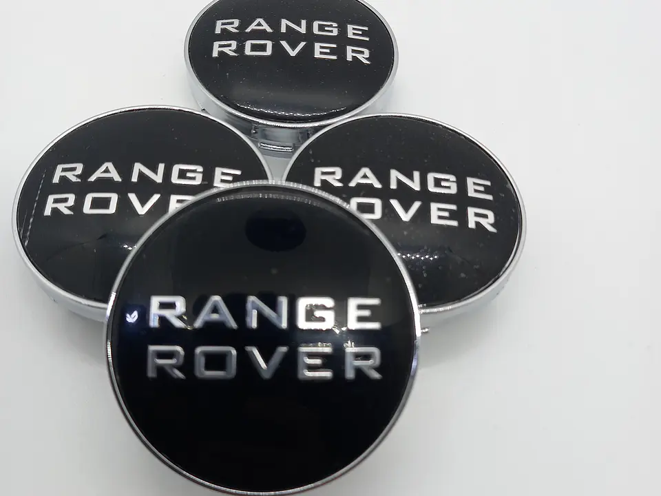 Set X4 Tapa centro de Llantas de autos Range rover 8