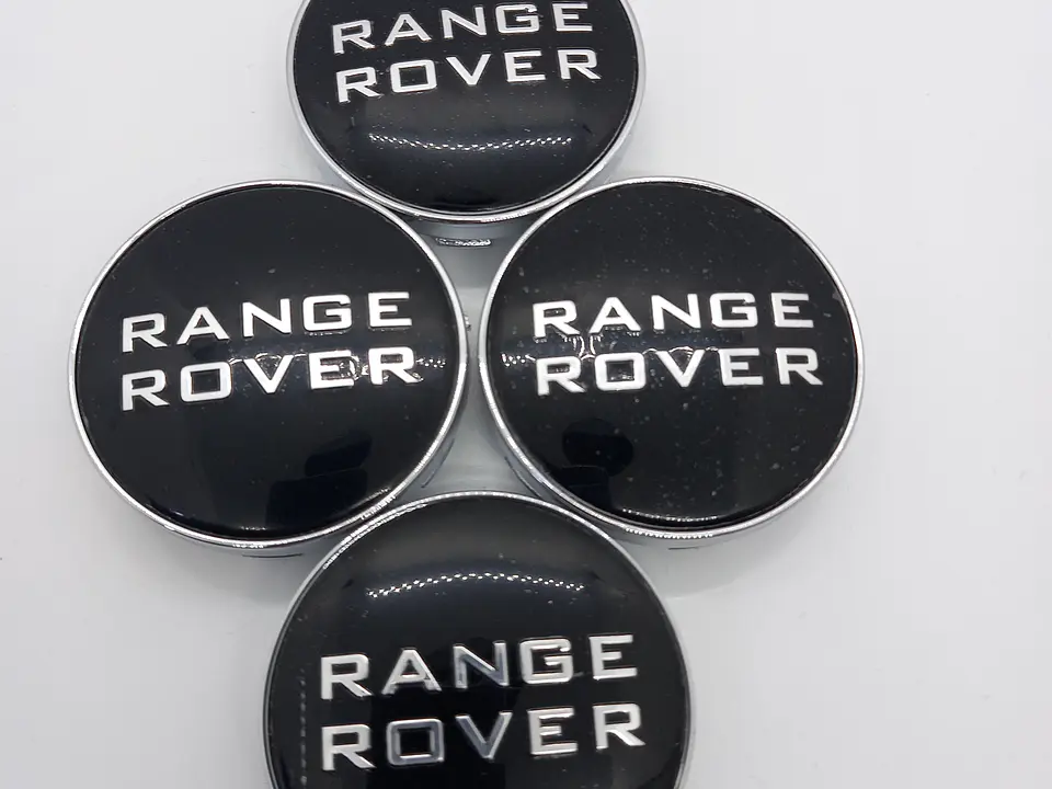 Set X4 Tapa centro de Llantas de autos Range rover 9