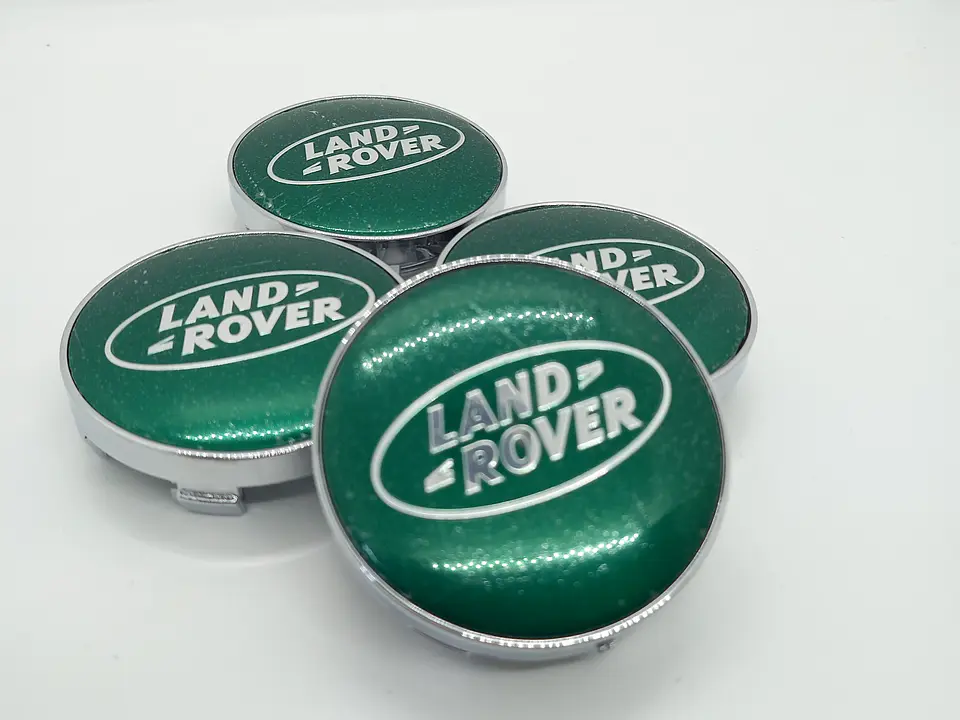 Set X4 Tapa centro de Llantas universal marca Land Rover 9