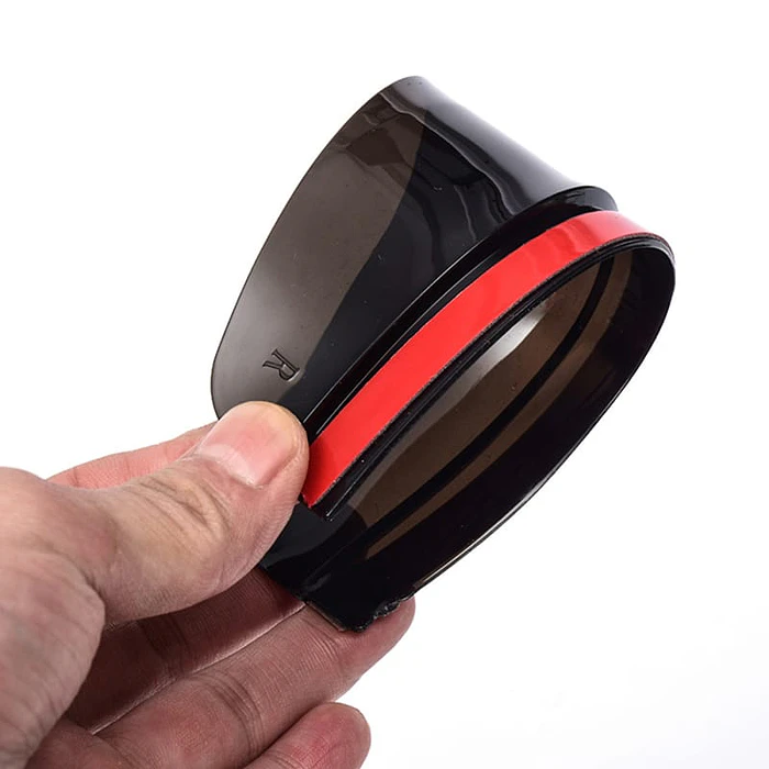 Bota aguas goma, cejas retrovisor autos universal protección contra la lluvia 8