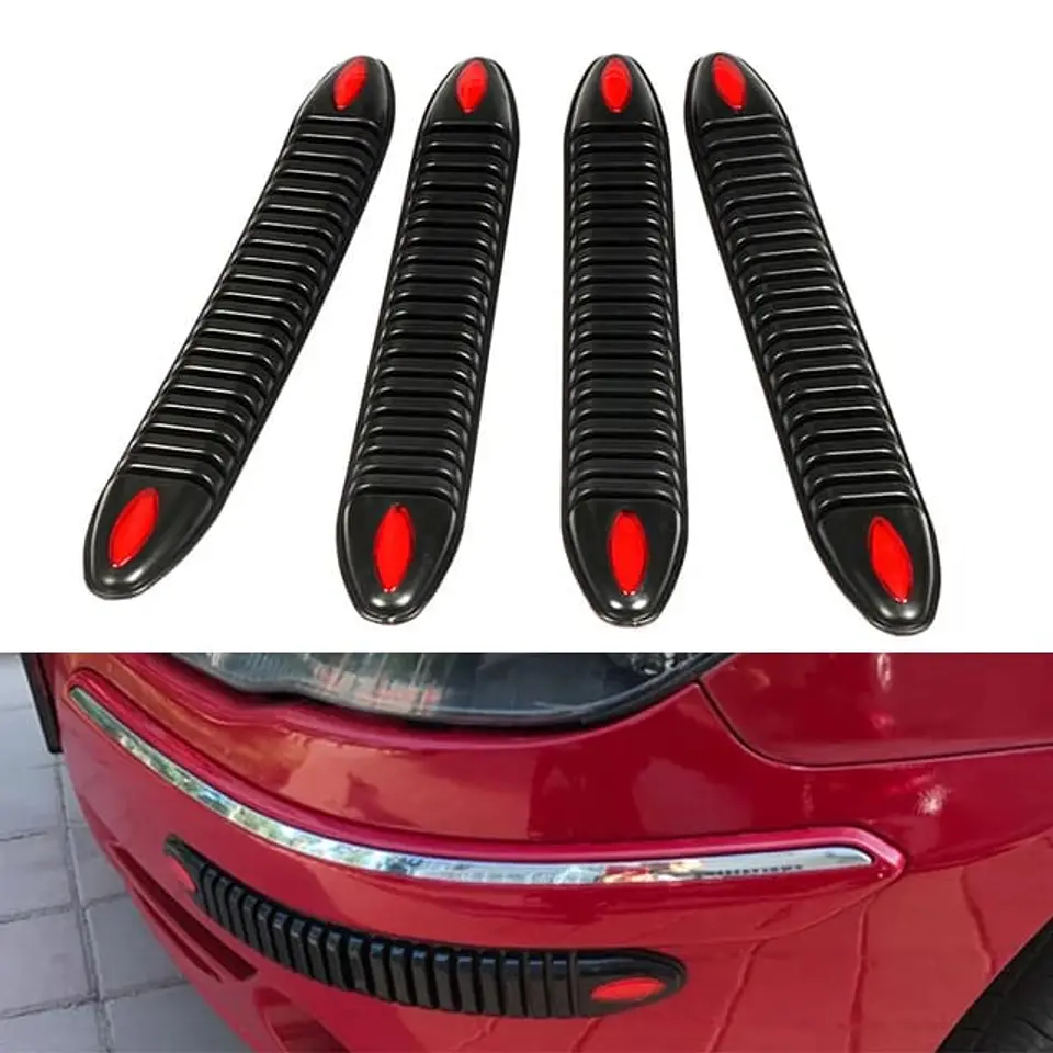 X4 topes antigolpes goma para Bumper parachoques de autos 1