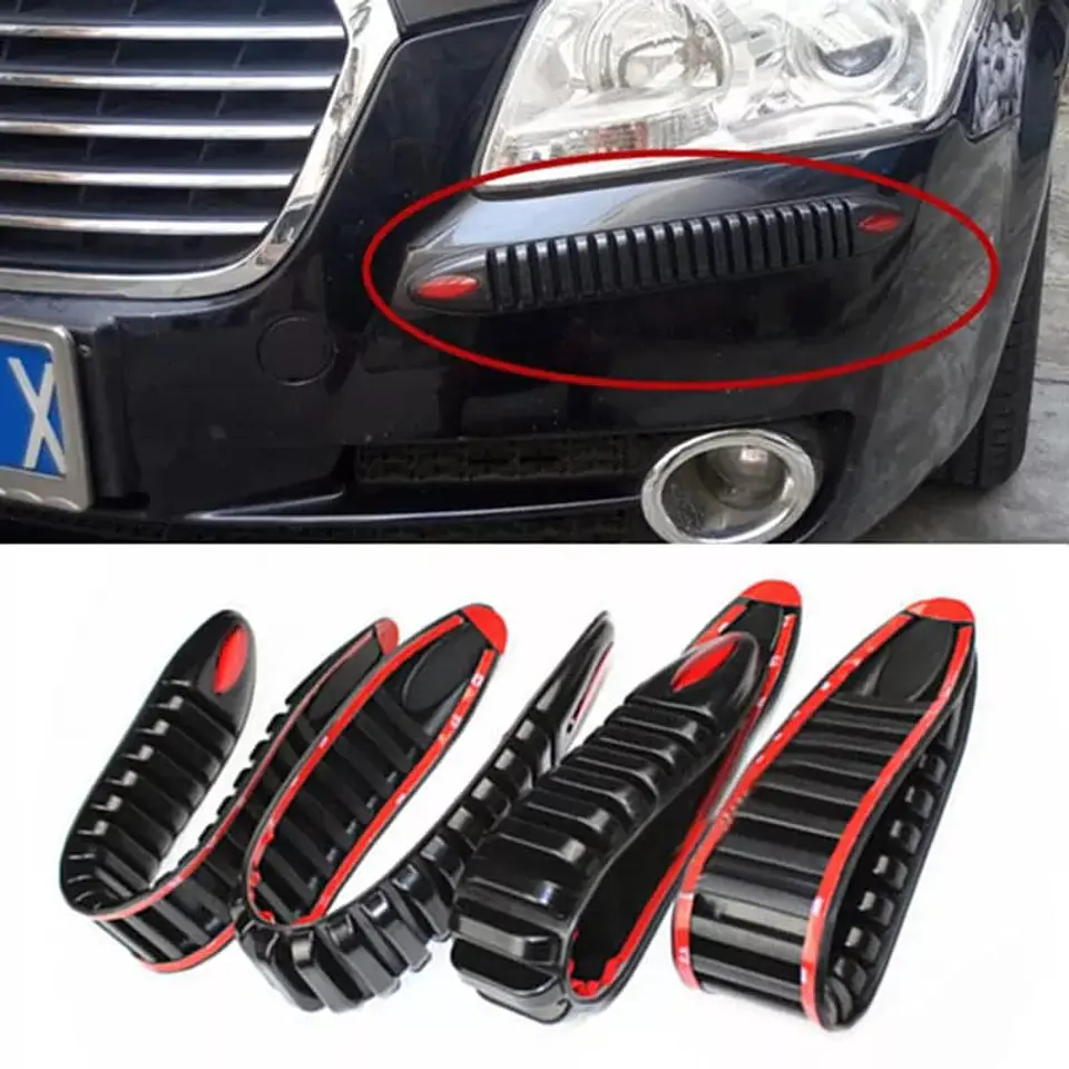 X4 topes antigolpes goma para Bumper parachoques de autos 12