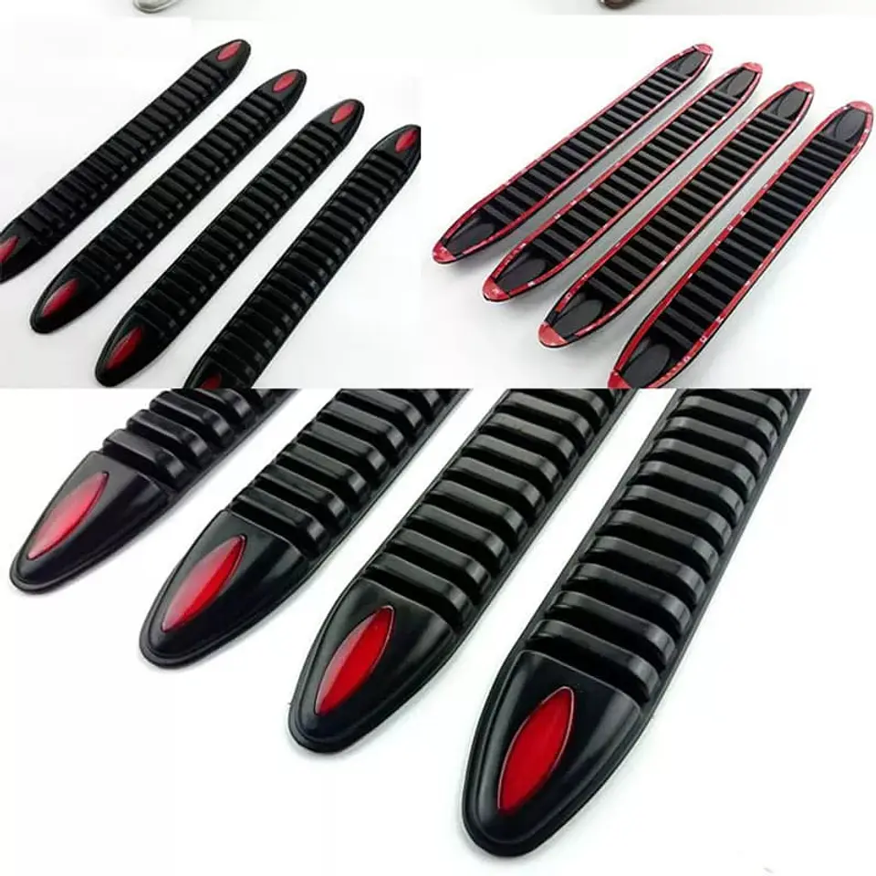 X4 topes antigolpes goma para Bumper parachoques de autos 15