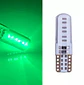 Par Ampolletas led cola de pez de color, Posición T10 W5W 12v VERDE - Miniatura 1