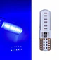 Par Ampolletas led cola de pez de color, Posición T10 W5W 12v AZUL - Miniatura 1