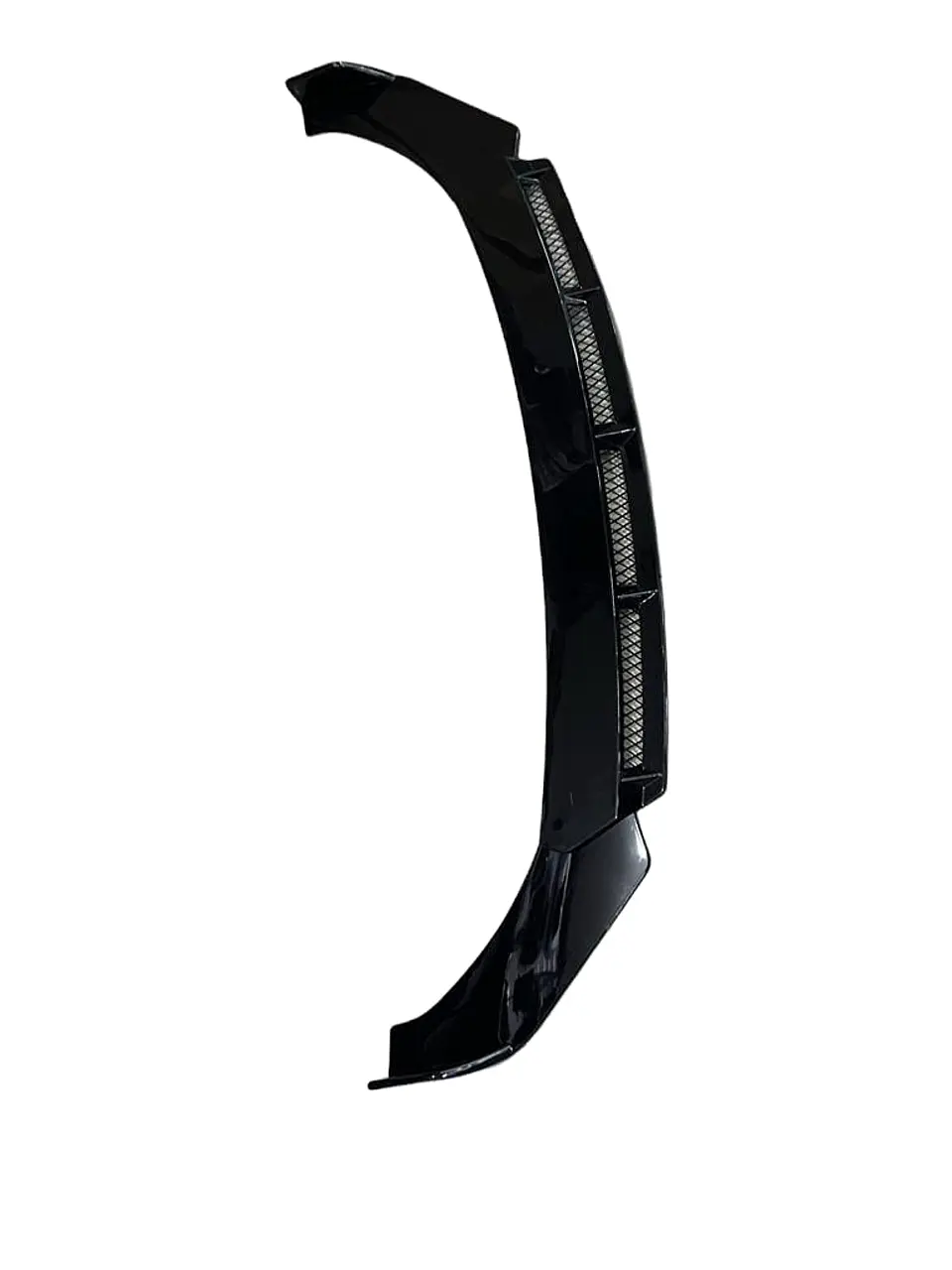 Front Lip, Bumper Faldón delantero 3 piezas negro brillante 5