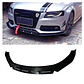 Front Lip, Bumper Faldón delantero 3 piezas negro brillante - Miniatura 1