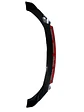 Front Lip, Bumper Faldón delantero 3 piezas negro brillante con Rojo - thumbnail 6