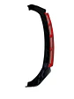 Front Lip, Bumper Faldón delantero 3 piezas negro brillante con Rojo - thumbnail 7