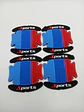 Set 4 piezas Antiarañazos para cuenco de manilla de autos sports - Miniatura 3