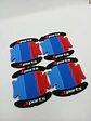 Set 4 piezas Antiarañazos para cuenco de manilla de autos sports - Miniatura 8