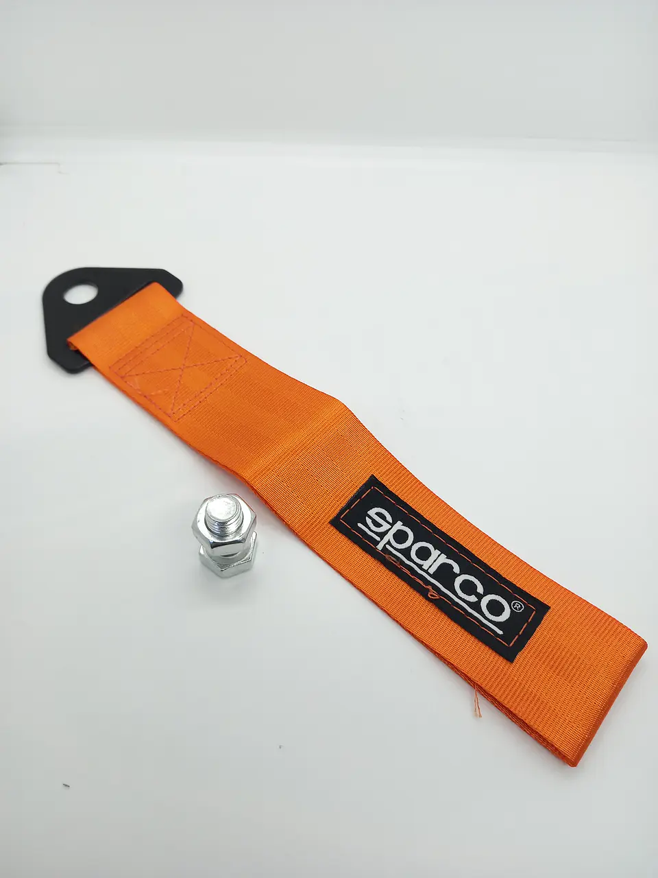 Cinta correa de remolque arrastre Sparco Naranja 2