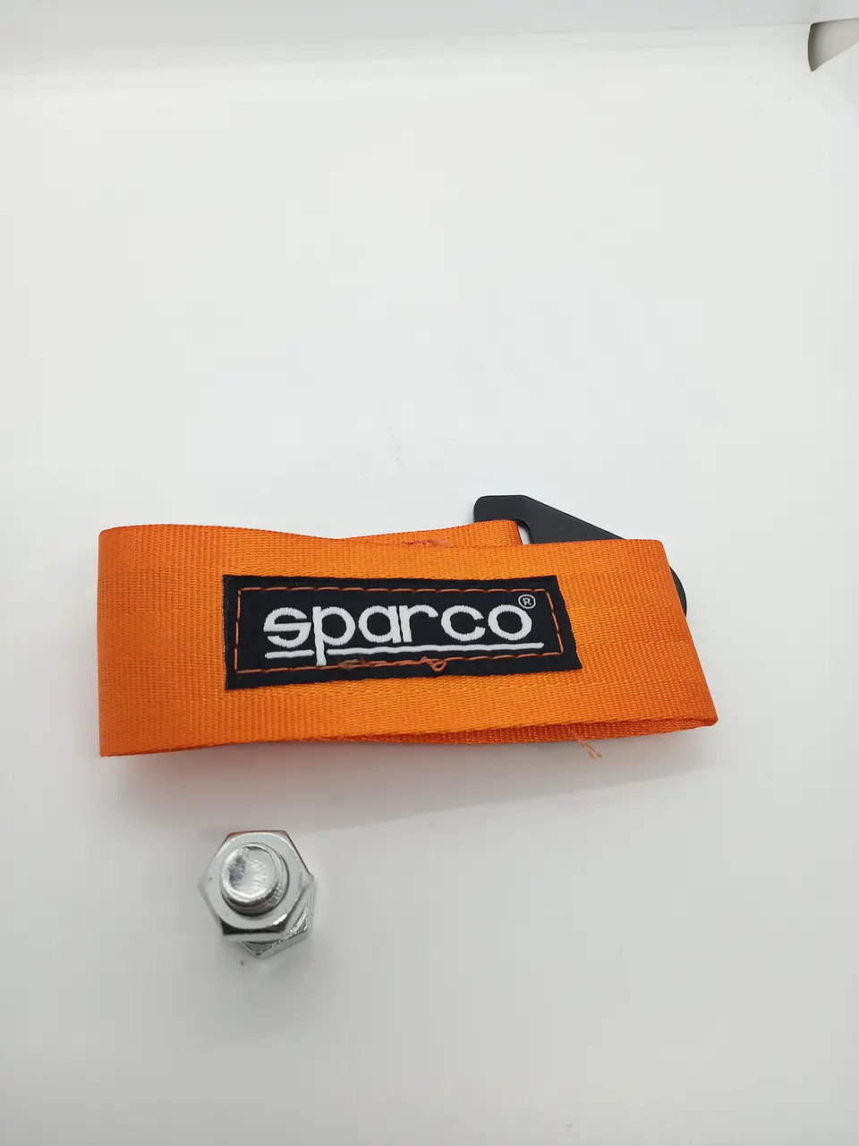 Cinta correa de remolque arrastre Sparco Naranja 3