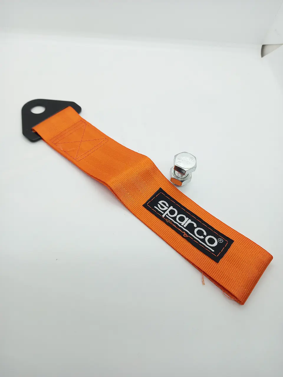 Cinta correa de remolque arrastre Sparco Naranja 7
