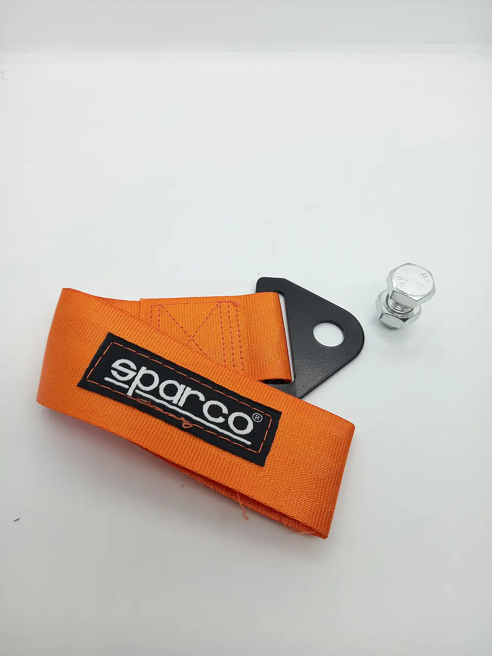 Cinta correa de remolque arrastre Sparco Naranja 8