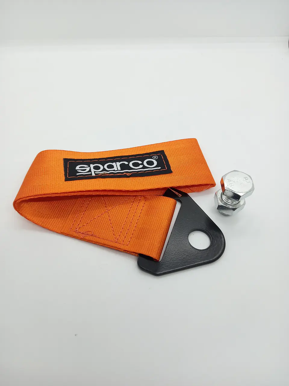 Cinta correa de remolque arrastre Sparco Naranja 9