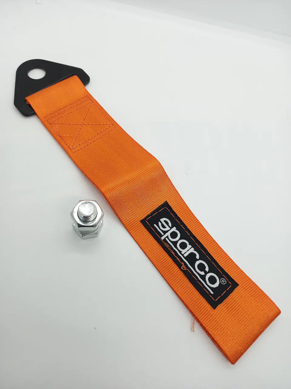 Cinta correa de remolque arrastre Sparco Naranja 13