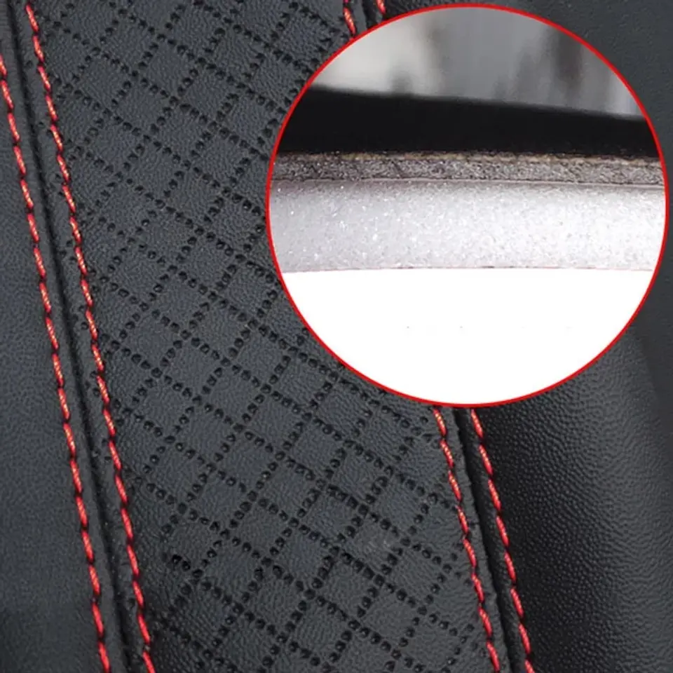 Cubre cinturón de seguridad de autos Hilo rojo 4