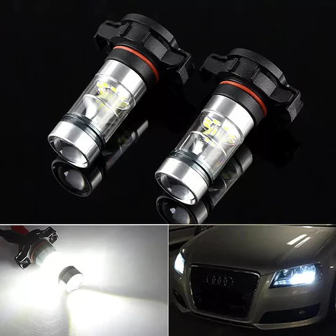 X2 Ampolletas Led H16EU Ps24w PS19W para autos Sail, Spark Gt
