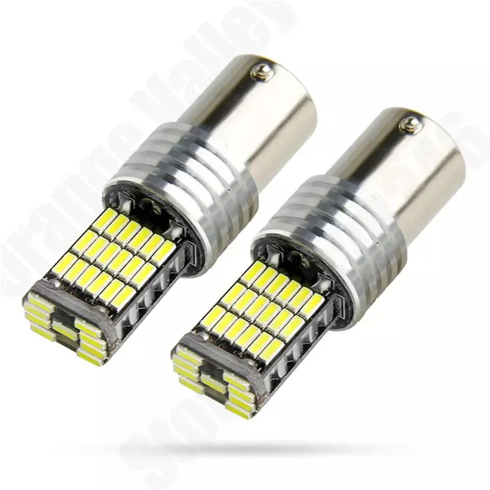 Par de ampolletas Led para reversa 1 contacto 12v 1020 lumenes 6