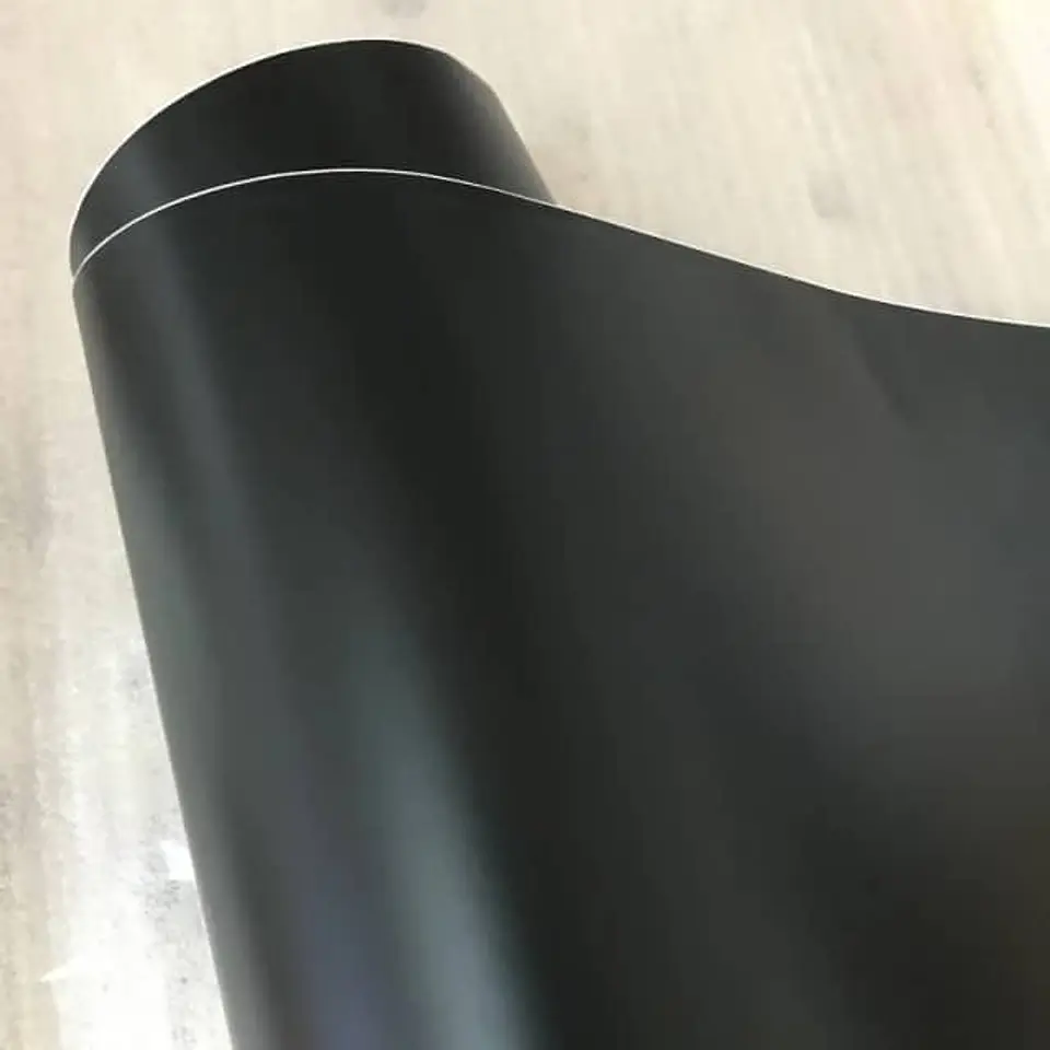 Papel Vinilo - panorámico Película negro Mate de 100CM X 152CM 2