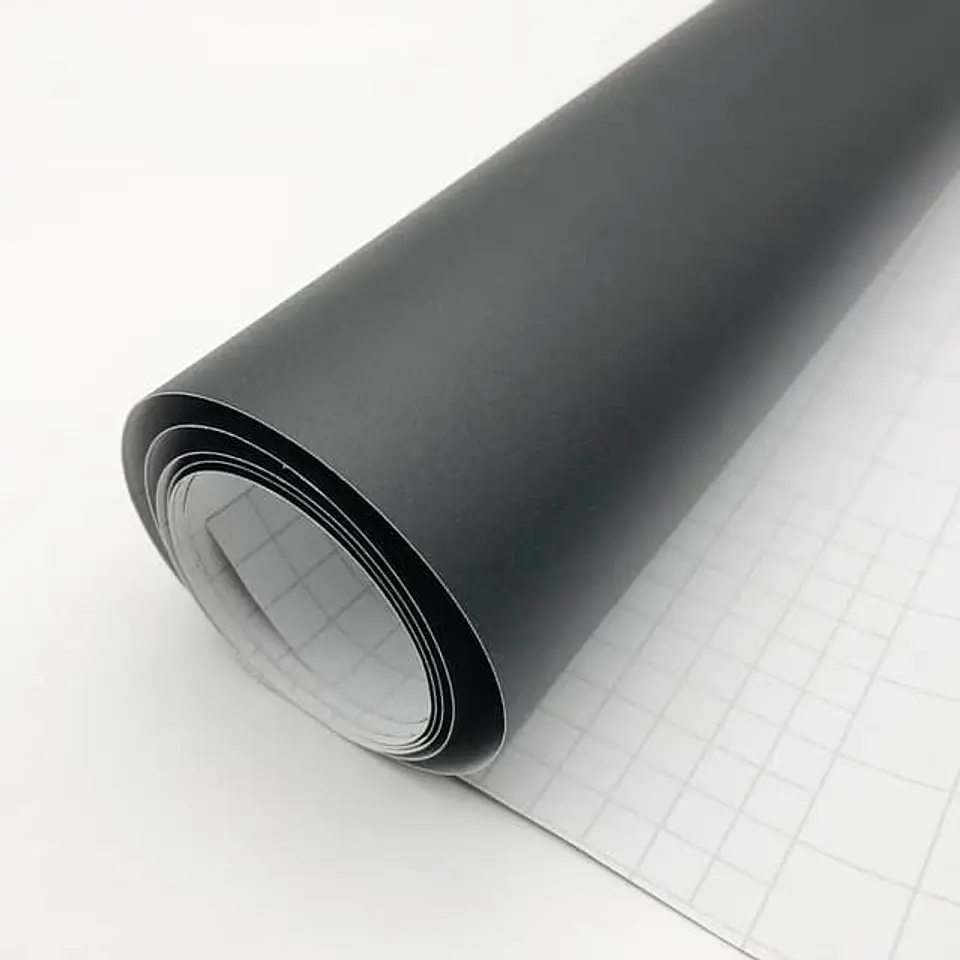 Papel Vinilo - panorámico Película negro Mate de 100CM X 152CM 3