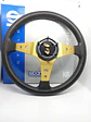 Volante deportivo universal Sparco con botón de bocina - dorado - thumbnail 7