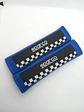 Cubre cinturón de seguridad, diseño bandera Sparco - Azul - thumbnail 1