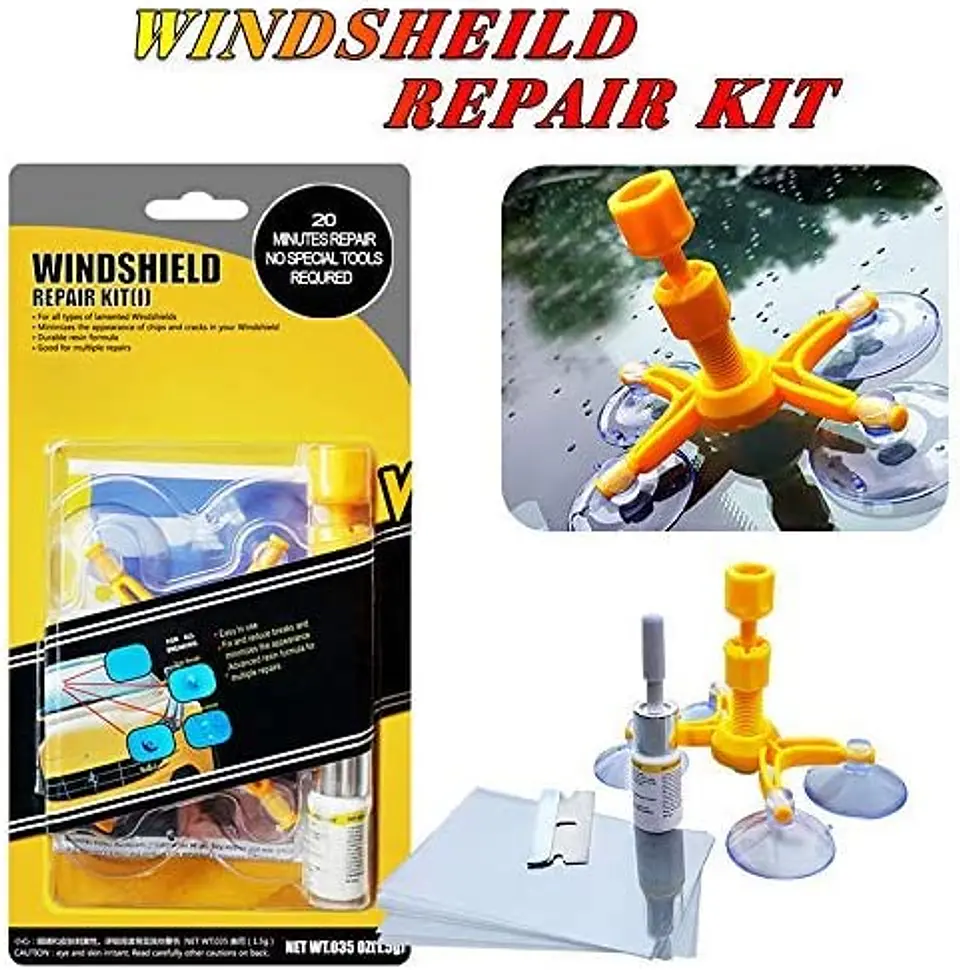 Kit de herramientas de reparación de vidrios parabrisas de autos 3
