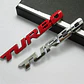 Pegatina emblema de Metal TURBO 3D para autos turbo - Miniatura 5