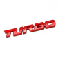 Pegatina emblema de Metal TURBO 3D para autos turbo - Miniatura 3