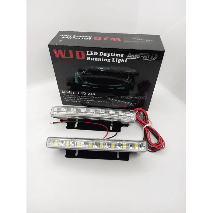 Luz de circulación diurna para autos, lámpara antiniebla, Blanco brillante, 12V, 30 LED, 2 unids/set  3