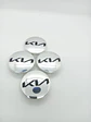 X4 Tapas centro llantas Originales 58mm 52mm - Plata Negra - thumbnail 5