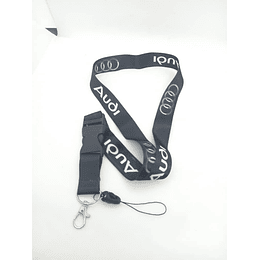 Llaveros Lanyard colgante tunning porta llaves y credencial modelo AUDI