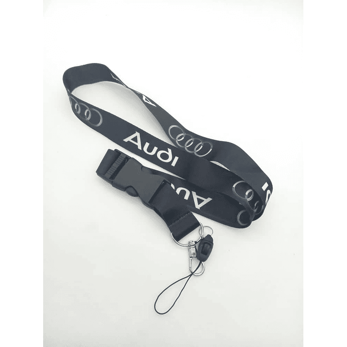 Llaveros Lanyard colgante tunning porta llaves y credencial modelo AUDI 2