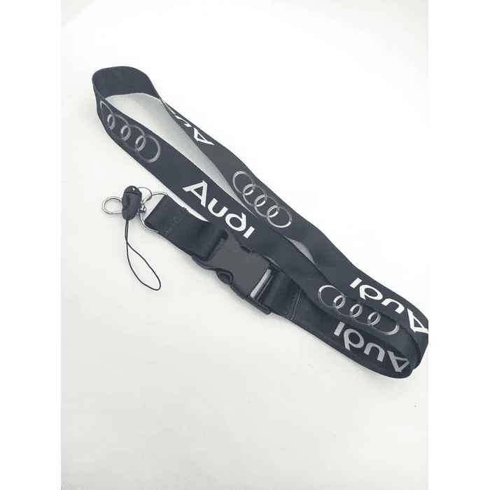 Llaveros Lanyard colgante tunning porta llaves y credencial modelo AUDI 4