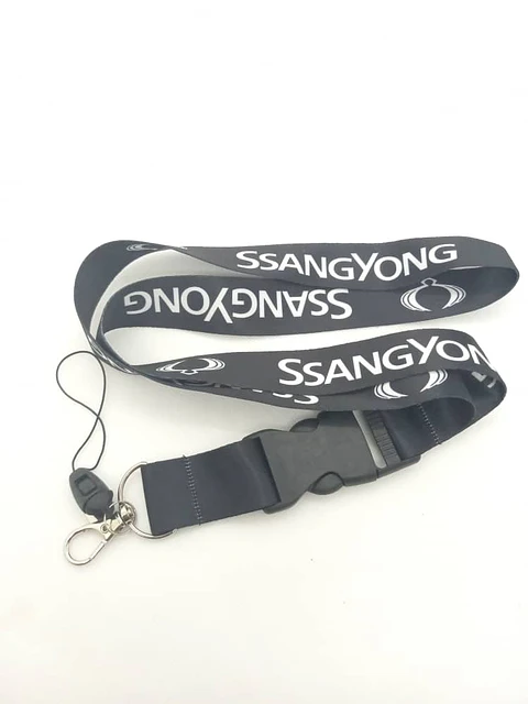 Llavero Lanyard porta llaves y credencial - SSANGYONG