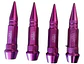 Set 4 Tapas de válvulas universal para autos color morado - thumbnail 5