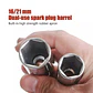 Llave herramienta extractor saca bujias con dados 16mm 21mm mango - Miniatura 5
