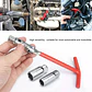 Llave herramienta extractor saca bujias con dados 16mm 21mm mango - Miniatura 9
