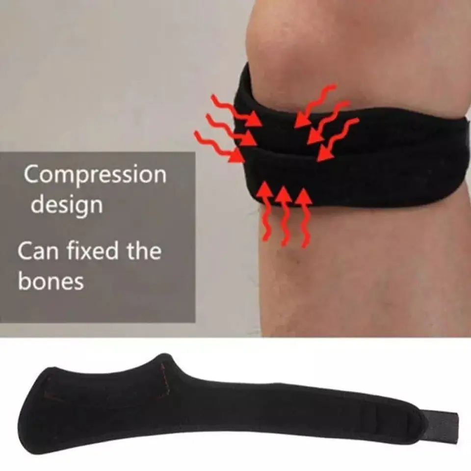 Rodillera de banda tibia, rodillera protectora para menisco, soporte 5