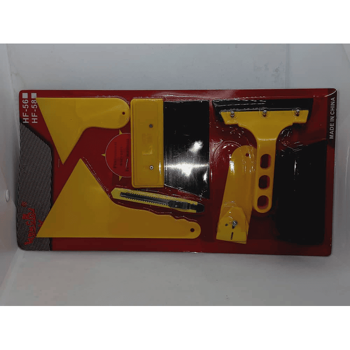 Kit de espátulas para autos, herramientas de instalación de película de revestimiento de vinilo y Polarizado 4