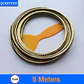 Rollo moldura embellecedora decorativa interior 5mts - Dorado - thumbnail 3