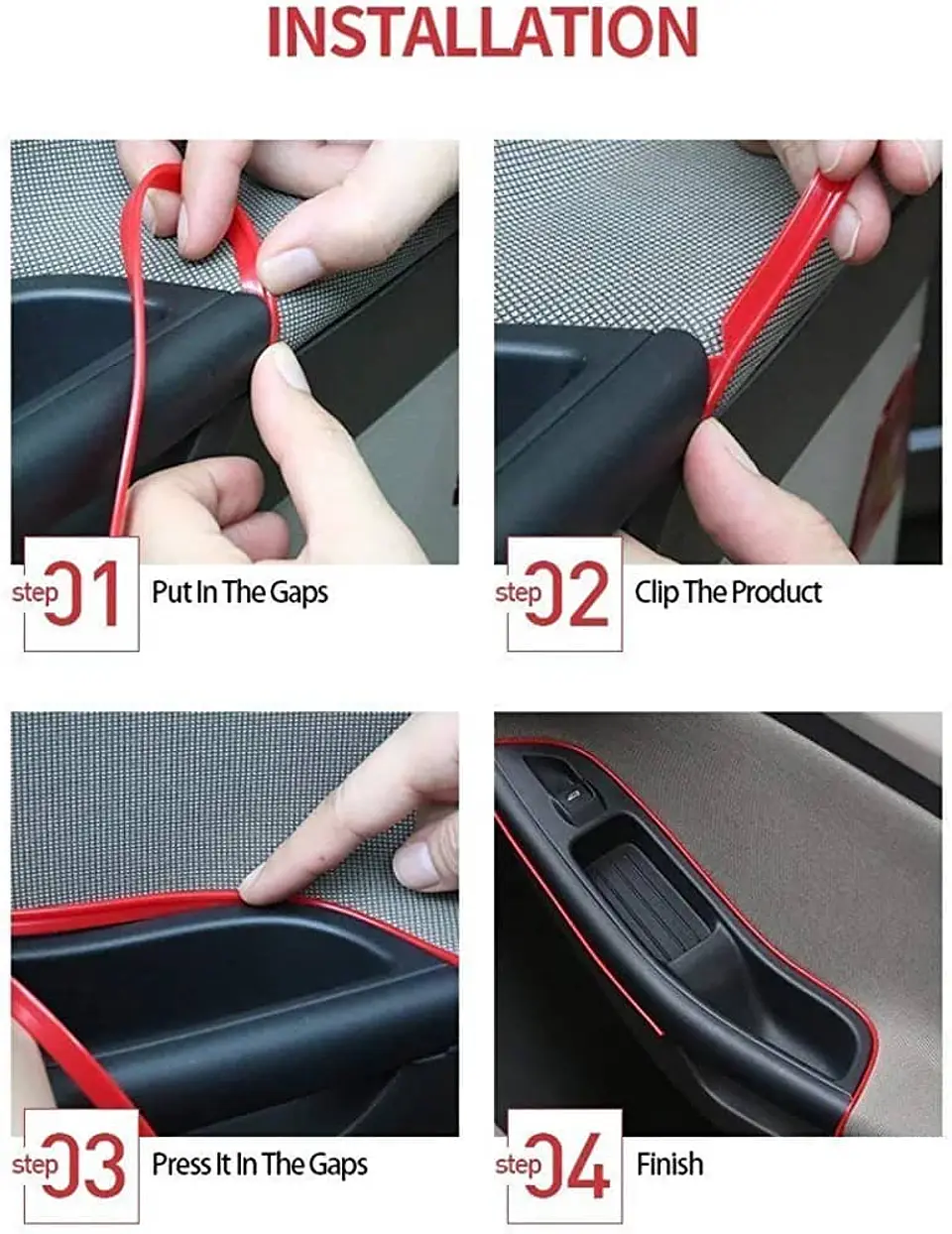 Hilo de neón para ambiente interior 12v para embutir en tablero 5METROS 4