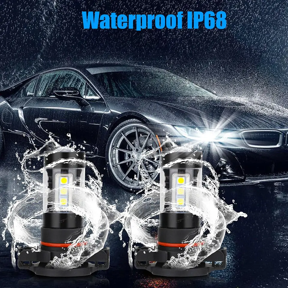 X2 Ampolletas - Led antinieblas 3200lm 80watt modelos H16 h16eu 2